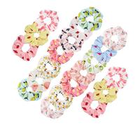 USHOBE Elastici per Chioma Donna 20 Pezzi per Fissare i Chioma Stili multipli Grandi e Resistenti Design a Frutta Durante Bagno o L'esercizio Stili multipli