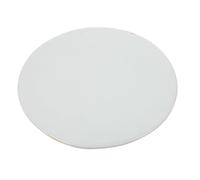 USHOBE Lastra di Essiccazione Ceramica Rotonda Bianca 26cm | Base Stabile per Pittura e Modellazione, Uso in Laboratorio, Distribuzione Termica Uniforme, Asciugatura Efficiente