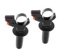 USHOBE Manico Regolabile per Tassellatore Elettrico in Plastica Nero 2 Pezzi Design Ergonomico Accessorio per Trapano Frontale