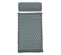 USHOBE Materassino Massaggiante con Borsa Facile da Trasportare Cotone e Abs Set 2 Pezzi con Cuscino Shiatsu e Massaggi Rilassanti per Yoga