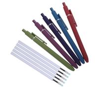 USHOBE Penna Gel 0,5mm Meccanismo a Scatto e Corpo Ergonomico in Plastica | Scrittura Scorrevole e Precisione Fine, per Professionisti e Studenti, per Moduli e Quaderni