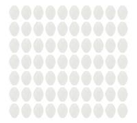 USHOBE Perline da Pesca 1000 Pezzi Ovali in Plastica Bianca Luminose Resistenti per Pesca Notturna in Acque Profonde e Torbide per Bass e Lenze