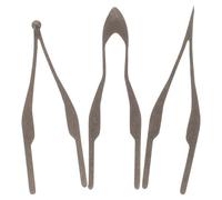 USHOBE Punte per Penna Pirografica 3 Forme Diverse in Lega Nichel-Cromo 3 Pezzi Professionale Utensili per Lavorare Legno per Festa Scuola Decor