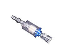 USHOBE Separatore Olio e Acqua per Compressore Aria in Lega di Alluminio, Facile da Installare, Estende la Vita degli Strumenti per Pistola Spruzzo Vernice