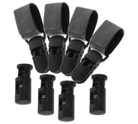 USHOBE Set 1 Clip Fermabandiera da Giardino Antivento in Plastica e Metallo, Fissaggio Resistente per Aste, per Uso All'aperto e Protezione Bandiere dal Vento