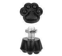 USHOBE Set di Freni Resistenti e Facili da Installare Nero in Gomma Forma Artiglio di Gatto per Scarpe Roller per Pattini Roller a Doppia