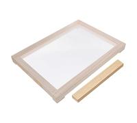 USHOBE Stendino per Erbe Aromatiche in Legno Naturale Impilabile con Rete per Essiccazione Efficiente, per Cucina e Giardino, Resistente e Salvaspazio