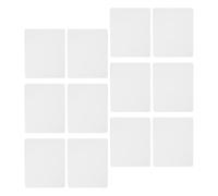 USHOBE Tappetino per Mouse da Scrivania Bianco 12 Pezzi in Gomma Resistente per Trasferimento Termico e Gaming per Progetti DIY e Ufficio