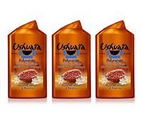 Ushuaïa, Polynésie, Douche Exfoliante Révélatrice de Bronzage à l'Huile de Monoï et Roucou, esfoliante all'olio di monoï e roucu, 250 ml, set di 3