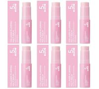 usi volumizzanti al collagene rosa stick idratante per il viso base per il trucco e primer idratante non appiccicoso ad assorbimento rapido per labbra occhi e collo per una carnagione brillante