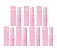 usi volumizzanti al collagene rosa stick idratante per il viso base per il trucco e primer idratante non appiccicoso ad assorbimento rapido per labbra occhi e collo per una carnagione brillante