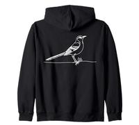 Usignolo Linea Ornithologist Felpa con Cappuccio