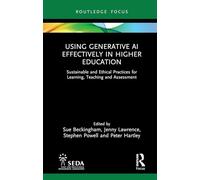 Peter Hartley Using Generative AI Effectively in Higher Educa (Copertina rigida)