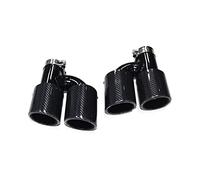 Usita Scarico 1 Paio Di Tubi Di Scarico In Acciaio Inossidabile Per Auto Marmitta Punta Per Audi A3 A4 A5 A6 A7 Q5 Aggiornamento S4 S5 S6 S7(IN 54 OUT 114MM)