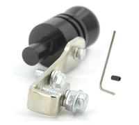 Usita Scarico Universal Car Sound Simulator Tubo di scarico Turbo Sound Whistle Turbo Sound Whistle Marmitta Dispositivo di riparazione del veicolo(Black L 1PC)