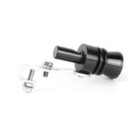 Usita Scarico Universal Car Styling Tuning Simulator Whistler Scarico Turbo Whistle Pipe Sound Silenziatore Blow Off S M L XL(Black M)