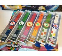 USJ Nintendo Mario Japan Power Up Band set completo 6 Amibo Universal Studios