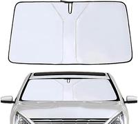 USJEKZI66 Parasole Auto per Ford EcoSport 2013-2022, Anteriore Auto, Protettore Interno, Contro i Raggi UV, Parasole Pieghevole e Portabile,Silver
