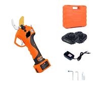 USKI Forbici elettriche da potatura, 21V 16.8V Potatore a Batteria Potatura agli ioni di Litio Forbici efficienti Bonsai Rami di Alberi elettrici Attrezzi da Giardino S-2 LCD(S-2 16.8V)