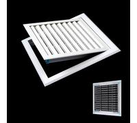 Usknxiu Pannello di Accesso per cartongesso, Pannello di Accesso ventilabile con Copertura in Rete, Piastra di Copertura con sportello apribile, sportello di ispezione ignifugo,100x25cm/39x10in