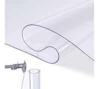 Usknxiu Tappetino per Sedia Trasparente da 1,5 mm, Tappetino Protettivo per Sedia da Ufficio per Pavimenti in Legno, tappetini per Pavimenti in PVC Trasparente, Tappetino Rettangolare