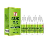 Usma Erba Estratto Essenza, Cilia Crescita Liquido Nutriente per Ciglia Capelli Sopracciglia, Unscented, Aiuta a smettere di assottigliare e perdita, trattamento naturale della crescita (4Pcs)