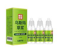 Usma Erba Estratto Essenza, Cilia Crescita Liquido Nutriente per Ciglia Capelli Sopracciglia, Unscented, Aiuta a fermare la diluizione e la perdita, trattamento naturale della crescita (3Pcs)