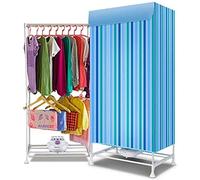 UsmAsk Asciugatrice Portatile Riscaldatore Elettrico per stendibiancheria, Pieghevole a 2 Livelli 900w per Interni Asciugatura ad Aria Calda Armadio Asciugatura Calda Macchina Timer Automatico