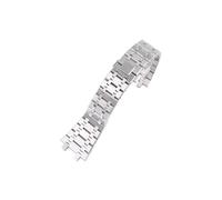 UsmAsk Bracciale in Acciaio Inossidabile 316L da 26 mm Adatto for Cinturino for Orologio da Uomo AP 15400 Audemars Piguet Royal Oak GA2100 2110