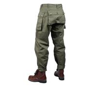 UsmcHBT P44 Pantaloni della Seconda Guerra Mondiale Scimmia Pantaloni Cargo Pantaloni da combattimento Outdoor Pantaloni Sportivi Retro Vintage Replica WW2 US, Verde, 50