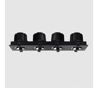 USMCPQVXN Faretto da Incasso a 4 Luci, Faretto da Soffitto Nero, Faretto da Soffitto a Filo, Faretti Direzionali, Faretto Di Illuminazid'Accento per Soggiorno, Camera da Letto, Corridoio/3500 Mila/7W*