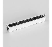 USMCPQVXN Faretto da Incasso a Soffitto, Moderno Apparecchio Di Illuminazilineare a Soffitto, Faretto da Soffitto Minimalista a Filo, Luci per Quadri da Galleria e Faretti D'Accento a Striscia Lunga/B