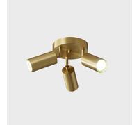 USMCPQVXN Faretto in Rame con Montaggio Superficiale, Faretto D'Accento E27 Rotondo, Kit Di Illuminazia Binario Fisso, Lampada da Soffitto in Ottregolabile, Faretti Direzionali da Soffitto per Corrido