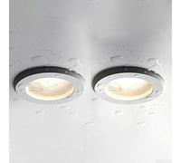 USMCPQVXN Pezzi Faretti da Soffitto Impermeabili da Incasso, Faretti da Soffitto da Incasso Ip65, Faretti da Soffitto per Cucina e Bagno, Bianco Caldo 3000K/Olio Motore 5W6000K