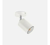 USMCPQVXN Plafoniera a Led, Faretto da Soffitto Girevole, Moderno, Montaggio a Filo, Completo Didine Gu10 per Cucina, Soggiorno, Camera da Letto, Luce Bianca + Bianca, 1 Testa/Luce Bianca+Bianca/1 Tes