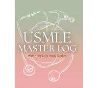 USMLE MASTER LOG: High-Yield Daily Study Tracker