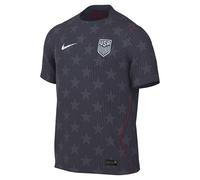 USMNT 2026 Maglia da Calcio Nike Aero-Fit Authentic da Uomo, Dark Obsidian/Pure Platinum, IB5225-475, XS