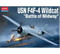 Academy 1/48 USA F4F-4 Wildcat Battle of Midway Plastic Model 12355 (aereo)