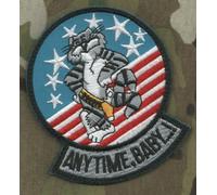USN Originale Design F-14 Tomcat Combattente Velkrö Insignia Toppa : Any Time,