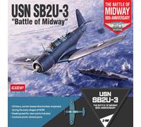 USN Sb2u-3 Battle Of Midway 80th Anniversary 1:48 Plastic Model Kit ACADEMY