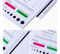 Uso efficace dell'apparecchiatura di collaudo di visione semplificata di vari tipi di strumenti di valutazione della vista basati su PVC (GJC23-2pcs)