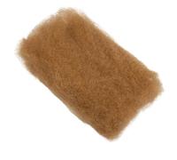 Uso quotidiano Capelli umani Afro Kinkys sciolti per treccia, 50 g/pacchetto, estensioni dei capelli umani alla rinfusa per Microlocs(Dark Blonde,14inch)