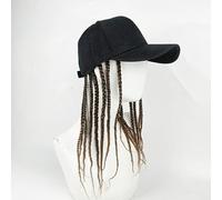 Uso quotidiano delle feste Cappello da uomo con parrucca a treccia media lunga in un unico pezzo for l'uso quotidiano e lo stile casual(Multi-colored)