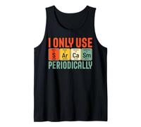 Uso Solo Sarcasmo tavola periodicamente Periodica sarcastica Canotta