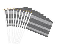 Uso versatile della decorazione domestica leggera della sfilata della bandiera tenuta in mano di facilitazione della stampa della striscia grigia