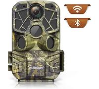 usogood Fototrappola 4K 24MP WiFi Bluetooth con App, Fototrappola Infrarossi Invisibili Impermeabile, Macchine Fotografiche da Caccia per la Monitoraggio della Fauna Selvatica, Telefonica Invio Foto