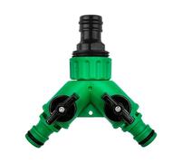USOHJZ Connettori for Tubi dell'Acqua da Giardino a 2 Vie, Adattatore for, valvola di Divisione for Tubo Flessibile a Forma Y, in plastica a Tre con Interruttore