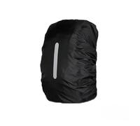 USOHJZ Coprizaino Antipioggia da 2 Pezzi - Protezione Antipolvere Impermeabile Riflettente for Escursionismo/Campeggio, Design Unisex con Bordo Elastico(Black,35L)