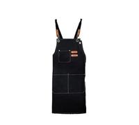 USOHJZ Grembiule di Tela Impermeabile da 2 Pezzi 3 Tasche for Abiti da Lavoro Bar ristoranti cucine domestiche Grembiuli per La Cucina(Black)