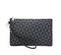 USOHJZ Pochette da lavoro uomo in morbida pelle PU Borsa denaro maschile Porta carte d'affari(24cm x 15cm x 2cm)